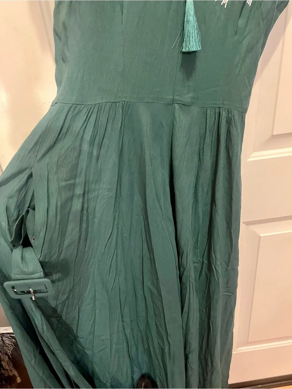 Trashy Diva Green Crane Maxi dress